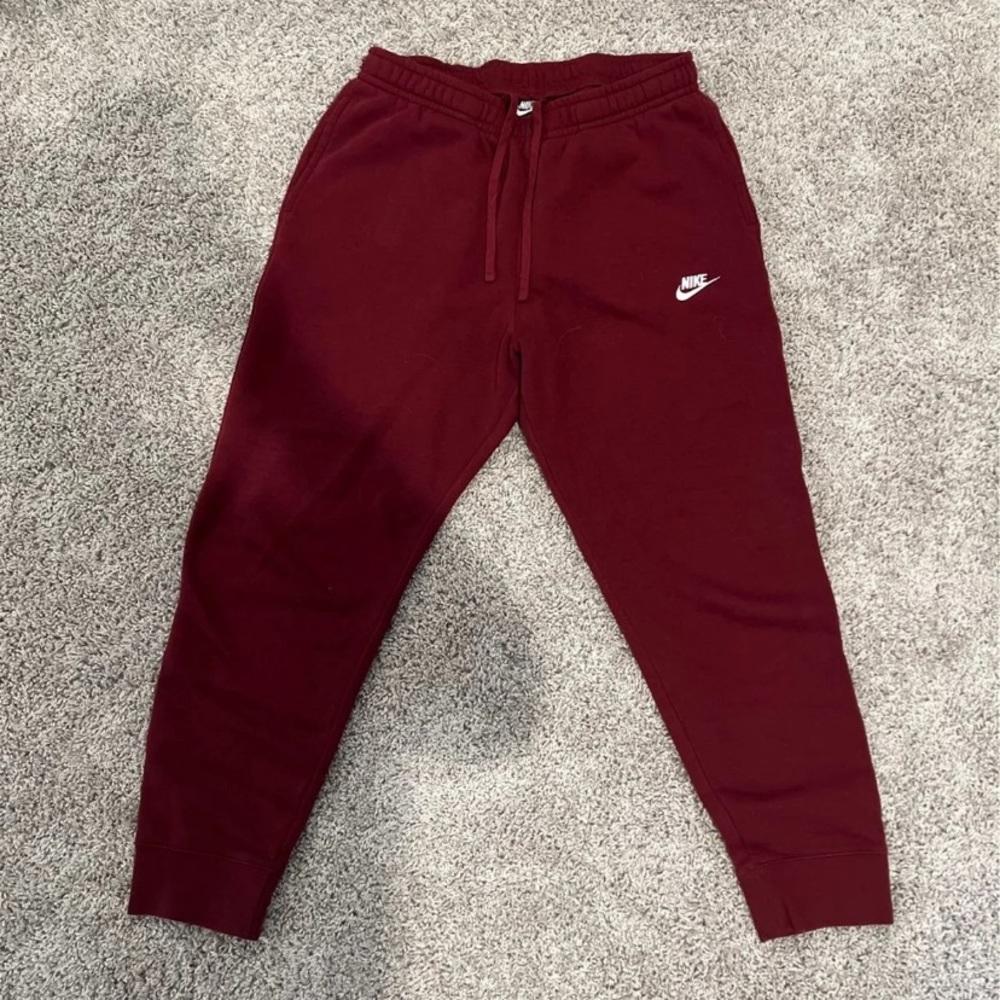 Nike Maroon Sweatpants Joggers